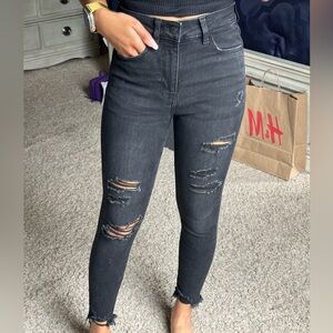 American Eagle super hi-rise cropped jegging